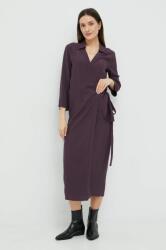 Sisley rochie culoarea violet, maxi, drept 9BYY-SUD1DG_49X