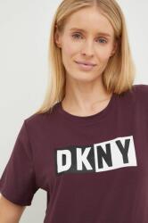 DKNY tricou femei, culoarea violet 9BYY-TSD06H_49X