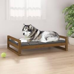 vidaXL Pat pentru câini, maro miere, 105, 5x75, 5x28 cm, lemn masiv pin (821490) - comfy