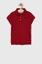 Abercrombie & Fitch tricou polo copii culoarea rosu 9BYY-TSG076_33X