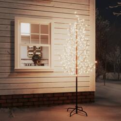 vidaXL Copac cu flori de cireș cu LED, 220 LED-uri alb calde, 220 cm (345133) - comfy
