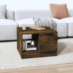 vidaXL Măsuță de cafea, stejar fumuriu, 50x50x36 cm, lemn prelucrat (817075) - comfy Masa de cafea