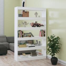 vidaXL Bibliotecă/Separator cameră, alb, 100x30x166 cm (811763) - comfy