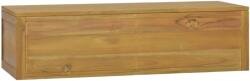 vidaXL Dulap de baie suspendat, 110x45x30 cm, lemn masiv de tec (338228)