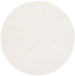 vidaXL Blat de masă, alb, Ø90x2, 5 cm, lemn masiv de pin (813657) - comfy