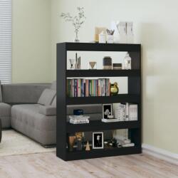 vidaXL Bibliotecă/Separator cameră, negru, 100x30x135 cm (811755) - comfy