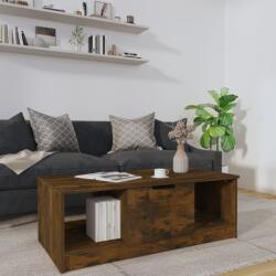 vidaXL Măsuță de cafea, stejar fumuriu, 102x50x36 cm, lemn prelucrat (817078) - comfy