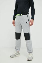 New Balance pantaloni barbati, culoarea gri, cu imprimeu 9BYY-SPM0NS_90X