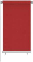 vidaXL Jaluzea tip rulou de exterior, roşu, 80x140 cm, HDPE (312888) - comfy