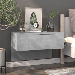 vidaXL Noptieră de perete, gri beton, lemn prelucrat (810943) - comfy