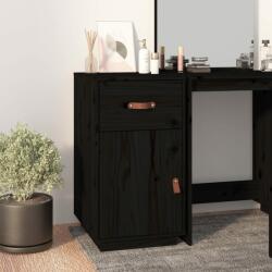 vidaXL Dulap de birou, negru, 40x50x75 cm, lemn masiv de pin (820101) - comfy