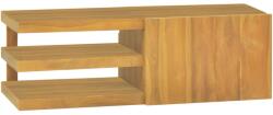 vidaXL Dulap pentru baie de perete, 90x40x30 cm, lemn masiv de tec (338256)