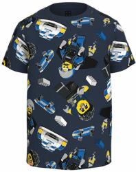 LEGO® Wear tricou de bumbac pentru copii culoarea albastru marin, modelator 9BYY-TSB079_59X