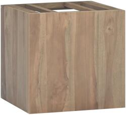 vidaXL Dulap de baie suspendat, 46x25, 5x40 cm, lemn masiv de tec (338252)