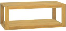 vidaXL Dulap de baie suspendat, 90x45x35 cm, lemn masiv de tec (338235)