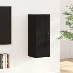 vidaXL Dulap de perete, negru, 35x34x90 cm, lemn prelucrat (812475) Dulap arhivare