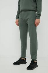 Arkk Copenhagen pantaloni de trening din bumbac unisex, culoarea verde, neted 9BYY-SPU00M_77X