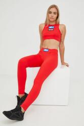 Labellamafia leggins de antrenament Go On femei, culoarea rosu, cu imprimeu MBYY-LGD00O_33X