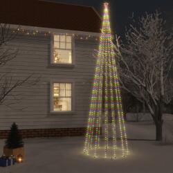 vidaXL Brad de Crăciun, 1134 LED-uri, multicolor, 800 cm, cu țăruș (343564)