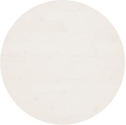 vidaXL Blat de masă, alb, Ø80x2, 5 cm, lemn masiv de pin (813656) - comfy