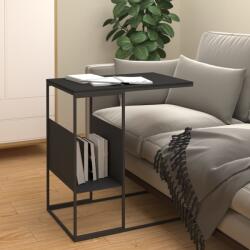 vidaXL Masă laterală, negru, 55x36x59, 5 cm, lemn compozit (343105) - comfy Masa de cafea