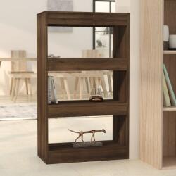 vidaXL 813604 vidaXL Book Cabinet/Room Divider Brown Oak 60x30x103 cm Chipboard (813604)
