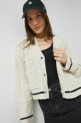 Abercrombie & Fitch cardigan din amestec de lana femei, culoarea bej 9BYY-SWD222_08X