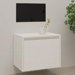 vidaXL Dulap de perete, alb, 45x30x35 cm, lemn masiv de pin (813437) - comfy Raft