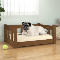 vidaXL Pat pentru câini, maro miere, 65, 5x50, 5x28 cm, lemn masiv pin (820190) - comfy