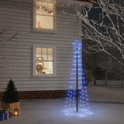 vidaXL Brad de Crăciun, 108 LED-uri albastre, 180 cm, cu țăruș, (343553) - comfy