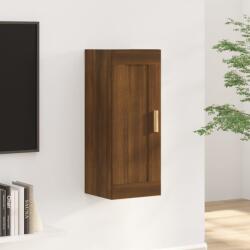 vidaXL Dulap de perete, stejar maro, 35x34x90 cm, lemn prelucrat (817452) - comfy