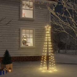 vidaXL Brad de Crăciun, 108 LED-uri alb cald, 180 cm, cu țăruș (343550) - comfy