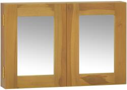 vidaXL Dulap cu oglindă, 60x10x40 cm, lemn masiv de tec (338242)