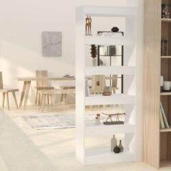 vidaXL Bibliotecă/Separator cameră, alb, 60x30x166 cm, PAL (811673) - comfy
