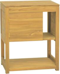 vidaXL Dulap de baie, 60x40x75 cm, lemn masiv de tec (338237)