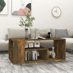vidaXL Măsuță de cafea, stejar fumuriu, 100x50x40 cm, lemn prelucrat (815840) - comfy Masa de cafea