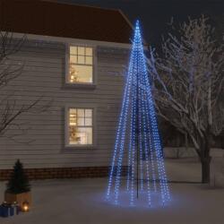 vidaXL Brad de Crăciun cu țăruș, 732 LED-uri, albastru, 500 cm (343561) - comfy