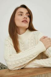 ANSWEAR pulover femei, culoarea bej, cu turtleneck BBYX-SWD018_80X