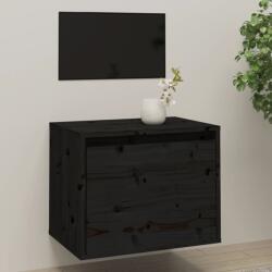 vidaXL Dulap de perete, negru, 45x30x35 cm, lemn masiv de pin (813443) - comfy