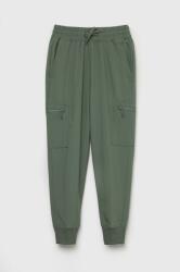 Abercrombie & Fitch pantaloni copii culoarea verde, neted 9BYY-SPB0CO_79X