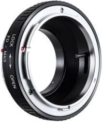 K&F Concept CANON FD M4/3 adapter - Micro 4/3 Canon FD átalakító - FD-M43 (KF06.091)