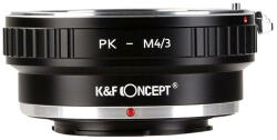 K&F Concept PENTAX K M4/3 adapter - Micro 4/3 Pentax PK átalakító - PK-M43 (KF06.089)