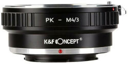 K&F Concept PENTAX K M4/3 adapter - Micro 4/3 Pentax PK átalakító - PK-M43