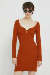 Abercrombie & Fitch rochie culoarea maro, mini, mulata 9BYY-SUD1RA_84X