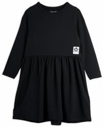 Mini Rodini rochie fete culoarea negru, mini, evazati 9BYY-SUG0BH_99X