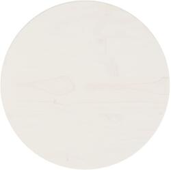 vidaXL Blat de masă, alb, Ø30x2, 5 cm, lemn masiv de pin (813651) - comfy