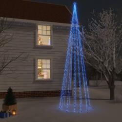 vidaXL Brad de Crăciun, 1134 LED-uri, albastru, 800 cm, cu țăruș (343565)