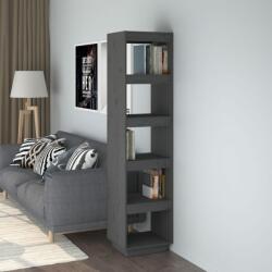 vidaXL Bibliotecă/Separator cameră gri 40x35x167 cm lemn masiv de pin (810856) - comfy Biblioteca