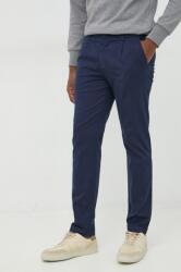 Benetton pantaloni barbati, culoarea albastru marin, drept 9BYY-SPM0IO_59X