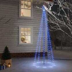 vidaXL Brad de Crăciun, 310 LED-uri albastre, 300 cm, cu țăruș (343557) - comfy